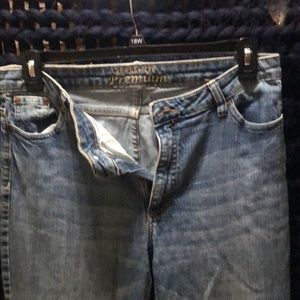 Lee rider blue jeans